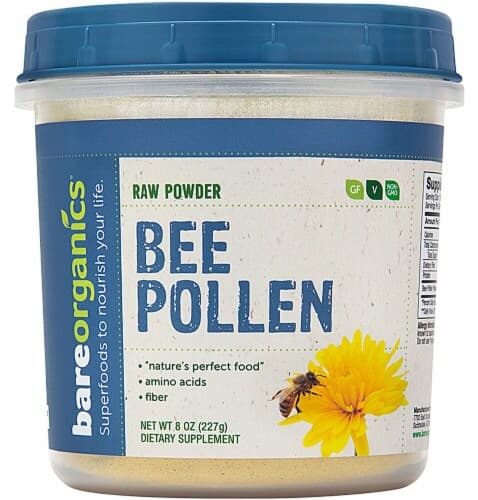 Bareorganics  Bee Pollen Powder Raw