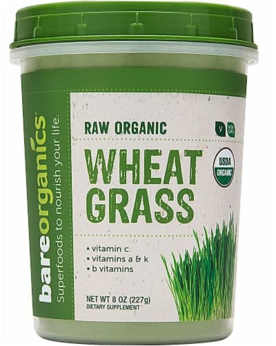 Bareorganics  Wheat Grass Powder Raw
