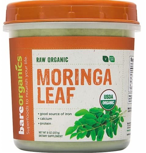 Bareorganics Moringa Leaf Powder Dietary Supplement