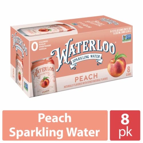 Waterloo Peach Sparkling Water