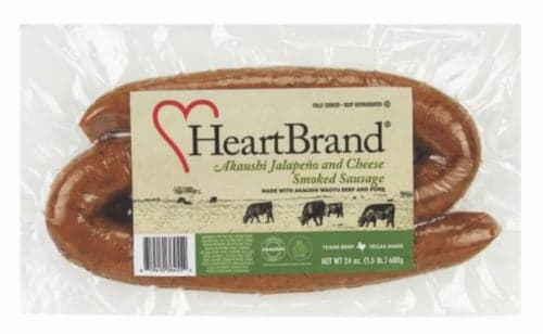 Heartbrand Jalapeno & Cheese Beef & Pork Smoked Sausage