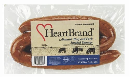 Heartbrand Akaushi Beef And Pork Smoked Sausage