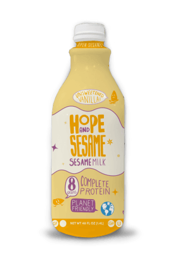 Hope & Sesame Unsweetened Vanilla Sesamemilk