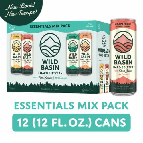 Oskar Blues Brewery Wild Basin Essentials Hard Seltzer Variety