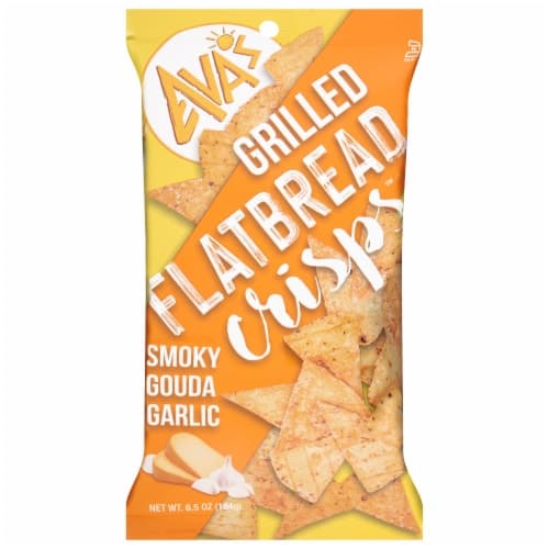 Ava'S Grilled Crisps Gouda Garlic Flatbread Crisps
