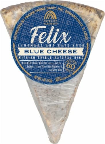 Felix Handmade And Cave Aged Blue Cheese Wedge