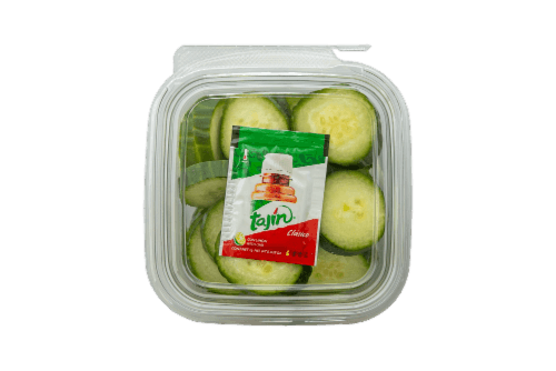 Sliced Cucumbers With Tajin