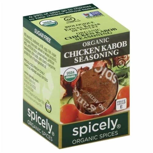 Spicely Chicken Kabob Seasoning, Organic