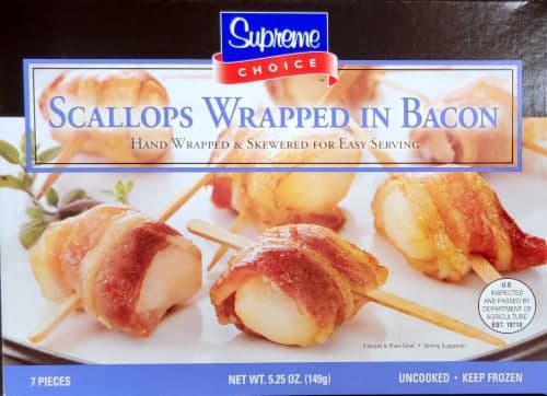 Supreme Choice Bacon Wrapped Scallops