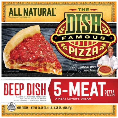 The Dish 5 Meat Deep Dish Crust  Pizza