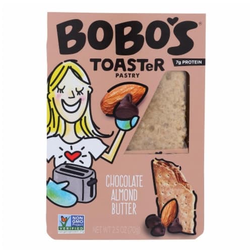 Bobo'S Chocolate Almond Butter Toaster Pastry