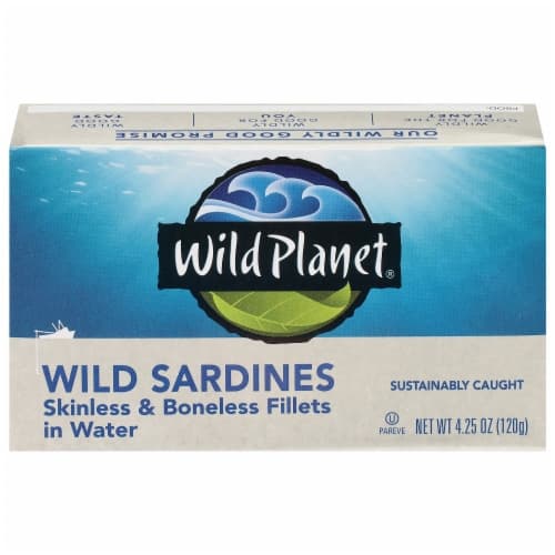 Wild Planet Skinless Boneless Wild Sardine Fillets In Water