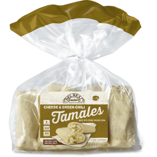 Del Real Tamales Cheese & Green Chiles