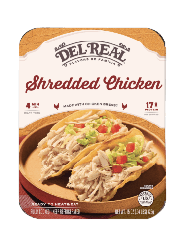 Del Real Foods Cooked Shredded Chicken