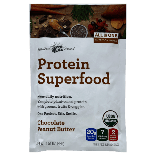 Amazing Grass Chocolate Peanut Butter Protein Superfood