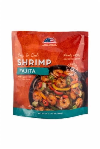 Great American Seafood Shrimp Fajitas