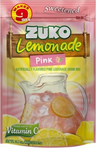 Zuko Pink Lemonade Family Pack Drink Mix