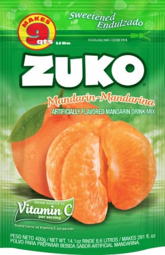 Zuko Sweetened Mandarin Drink Mix