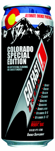 Go Fast Colorado Special Edition Energy Drink