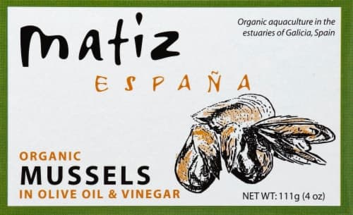 Matiz Organic Mussels In Olive Oil & Vinegar