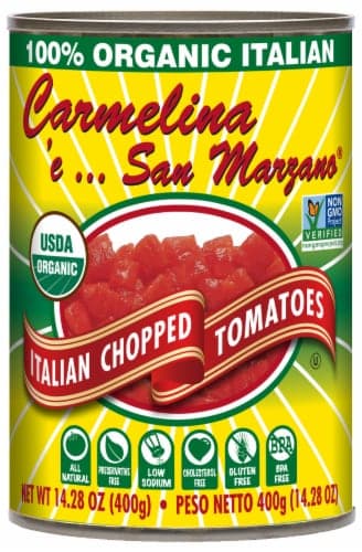 Carmelina Brands Organic Italian Chopped Tomatoes