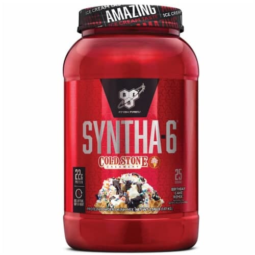 Bsn Syntha-6 Cold Stone Creamery Birthday Cake Flavor Protein Powder