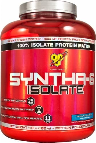 Bsn Syntha-6 Isolate Protein Powder Drink Mix, Vanilla Ice Cream Flavor