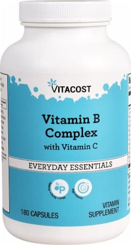 Vitacost Vitamin B Complex With Vitamin C Everyday Essentials Capsules