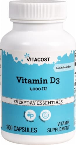 Vitacost Vitamin D3 1000Iu Capsules