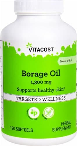 Vitacost Borage Oil With Gla Softgels