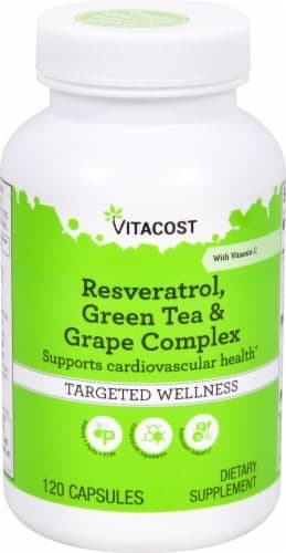 Vitacost  Resveratrol Green Tea & Grape Complex Capsules