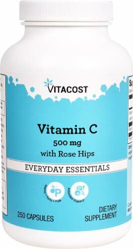 Vitacost Vitamin C With Rose Hips Everyday Essentials Capsules