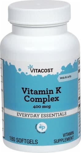 Vitacost Vitamin K Complex With K1 & K2 Softgels 400Mcg