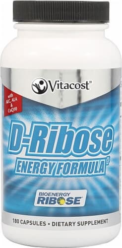 Vitacost  D-Ribose Energy Formula Bioenergy Ribose With Ala & Alc