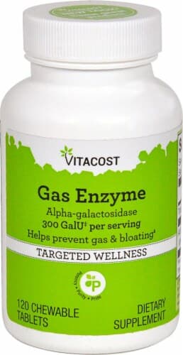Vitacost Gas Enzyme Alpha-Galactosidase Chewable