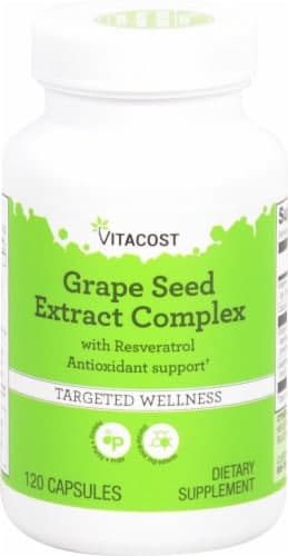 Vitacost Grape Seed Extract Complex With Resveratrol Capsules