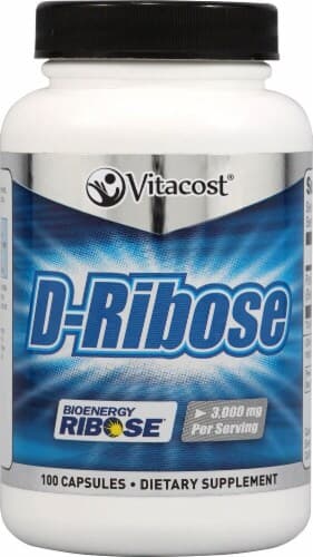 Vitacost D-Ribose Bioenergy Ribose Dietary Supplement Capsules
