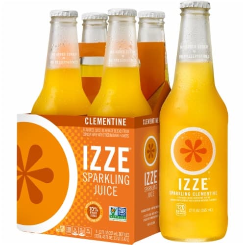 Izze Juice Beverage Blend Sparkling Clementine