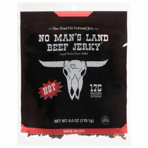 No Man'S Land Hot Beef Jerky
