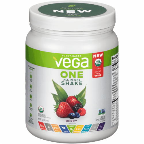 Vega One Plain Unsweetened All-In-One Shake Drink Mix