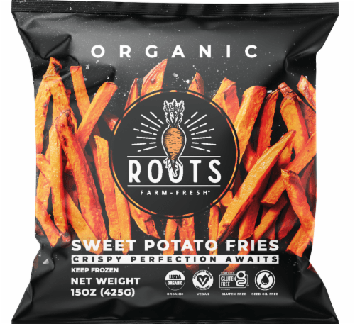 Roots Farm Fresh Organic Straight Cut Sweet Potato Fries