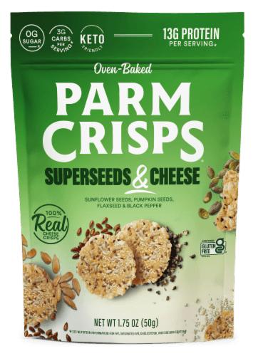Parm Crisps Oven-Baked Superseeds And Cheese Crisps