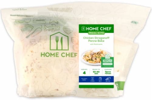 Home Chef Value Kit Chicken Stroganoff Penne Bake With Mushrooms