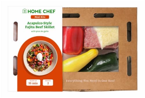 Home Chef Meal Kit Acapulco Fajita Beef Skillet With Pico De Gallo
