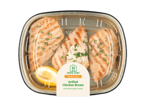 Home Chef Heat & Eat Grilled Chicken Breast With Lemon Garlic Butter