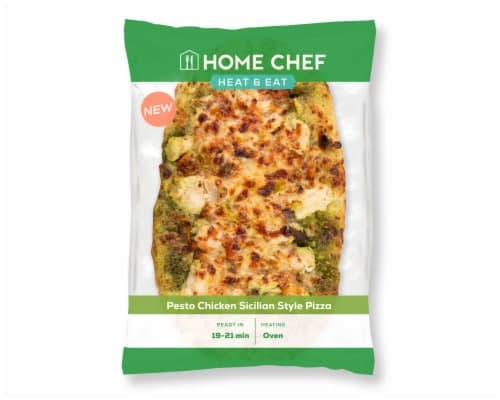 Home Chef Heat & Eat Pesto Chicken Sicilian Style Pizza