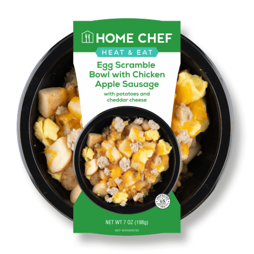 Home Chef Heat & Eat Egg Scramble With Apple Chicken Sausage