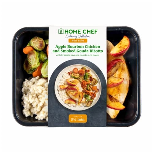 Home Chef Heat And Eat Culinary Collection Apple And Bourbon Chicken With Smoked Gouda Risotto