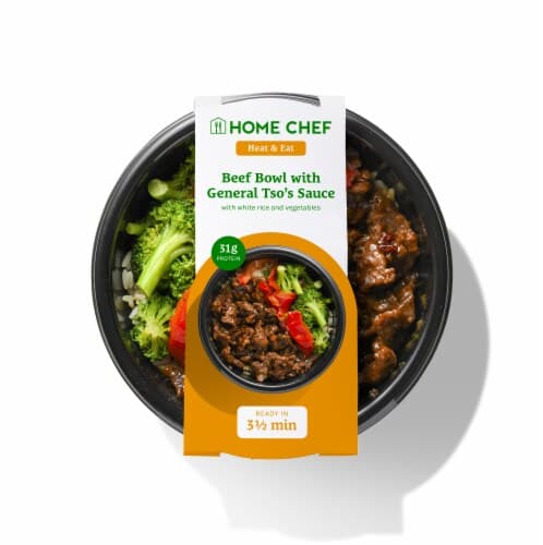 Home Chef Heat & Eat Beef Bowl With General Tso'S Sauce