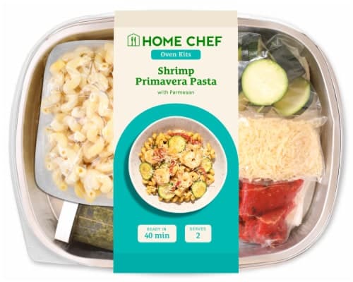 Home Chef Oven Kit Shrimp Primavera Pasta